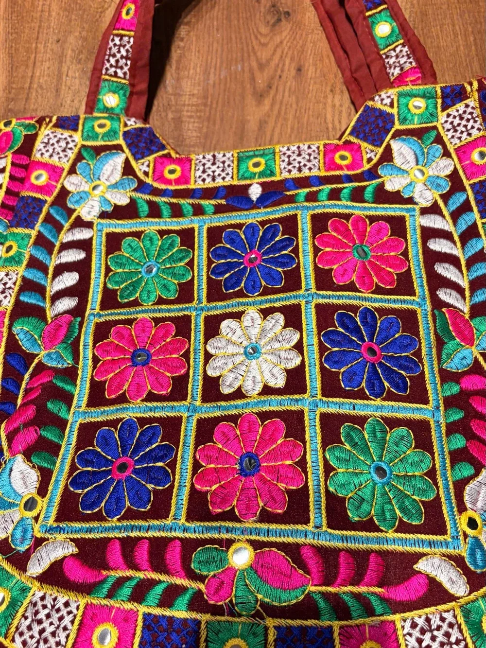 Indian Embroidered Boho Bag-New Never Used